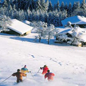 Les Carroz skiing